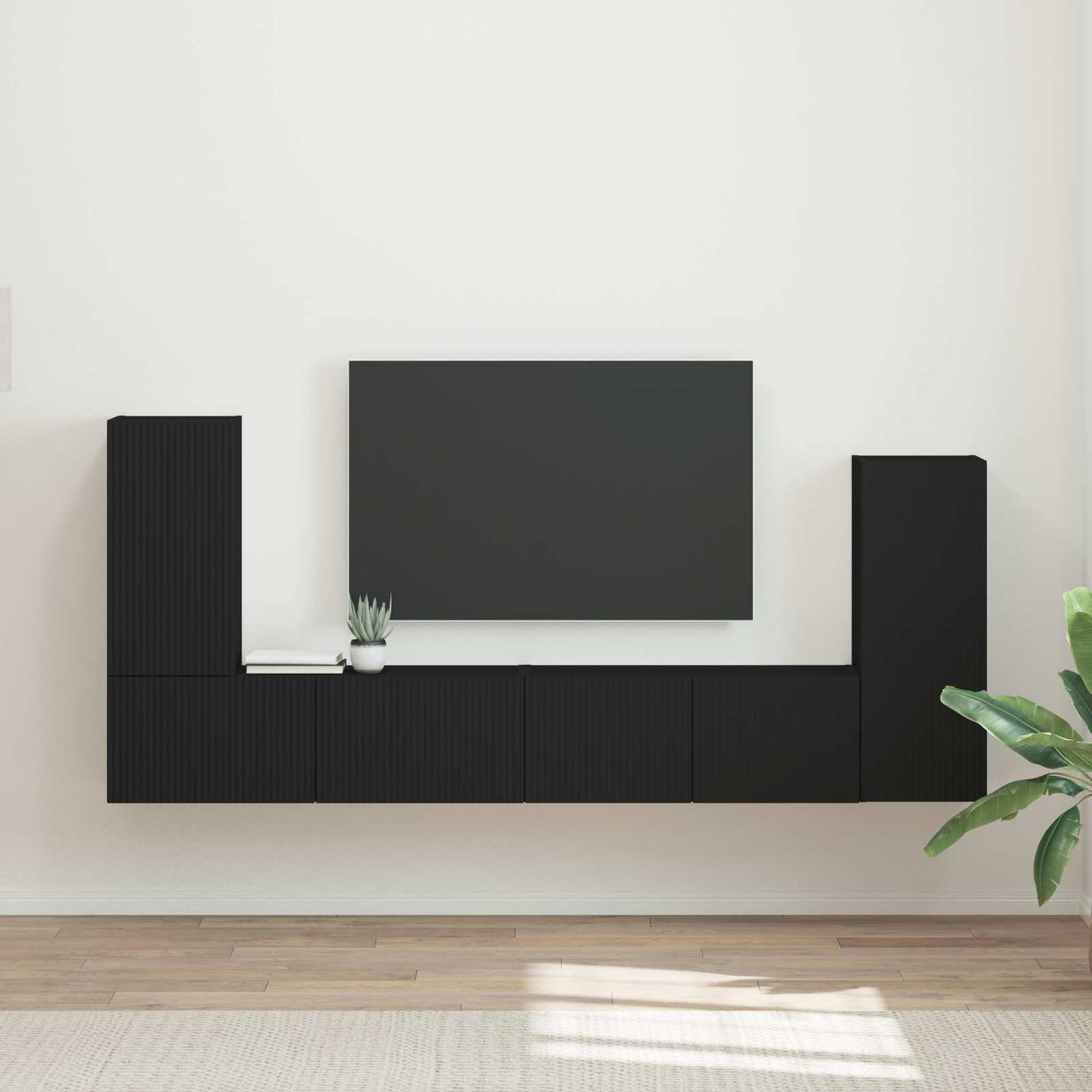 Conjunto De Mueble De Tv 4 Pcs