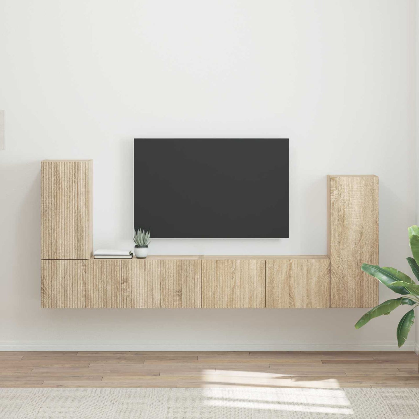 Conjunto De Mueble De Tv 4 Pcs