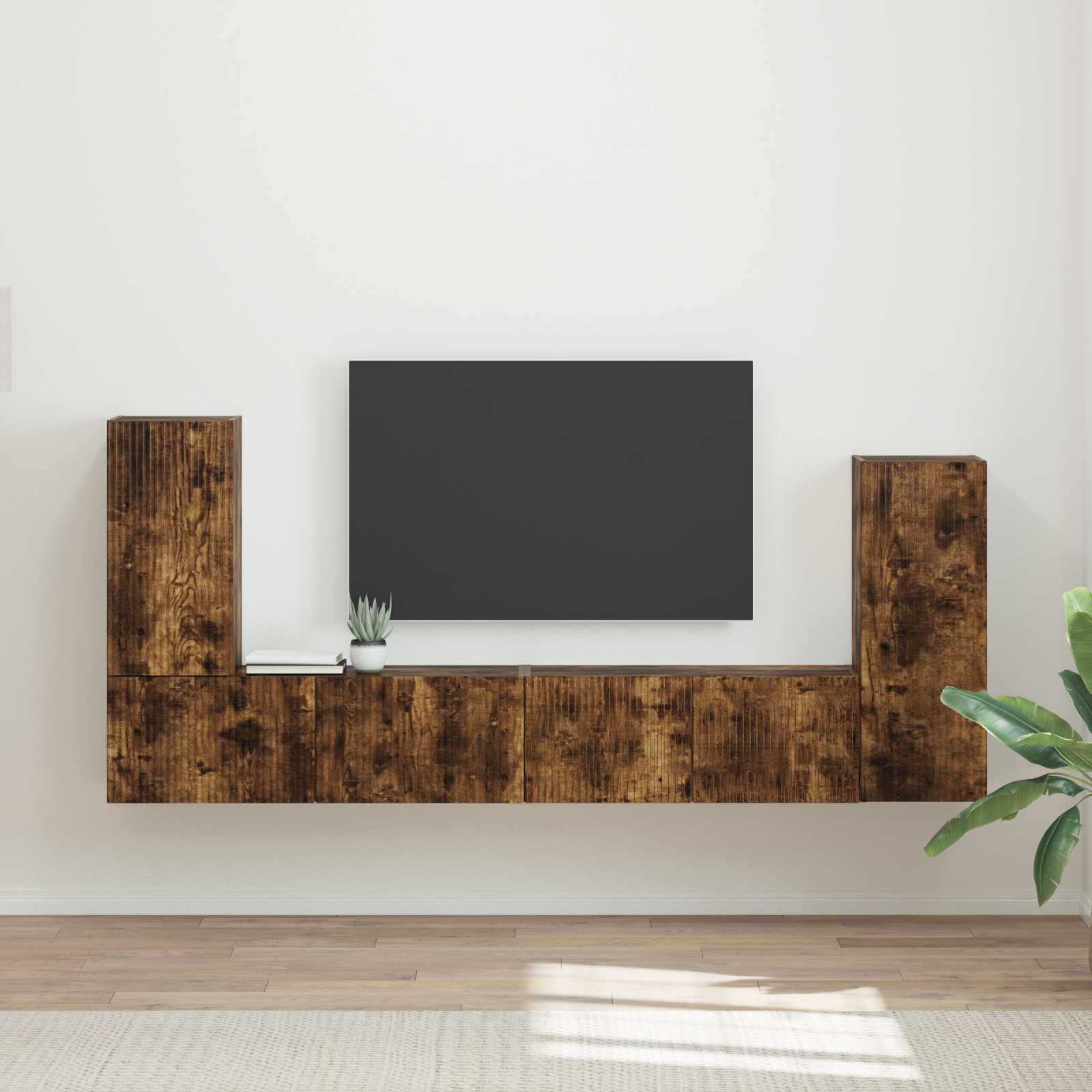 Conjunto De Mueble De Tv 4 Pcs