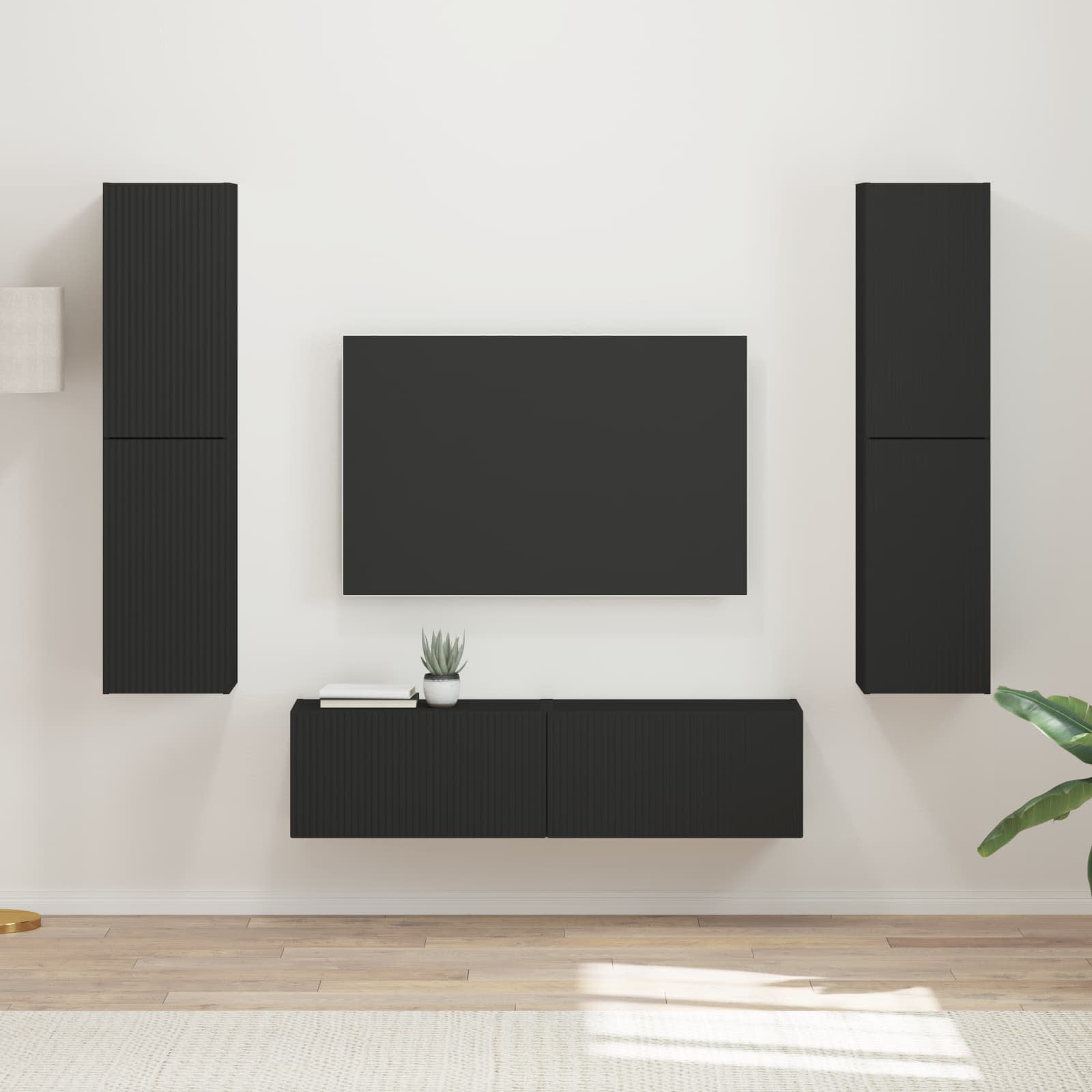 Conjunto De Mueble De Tv 6 Pcs