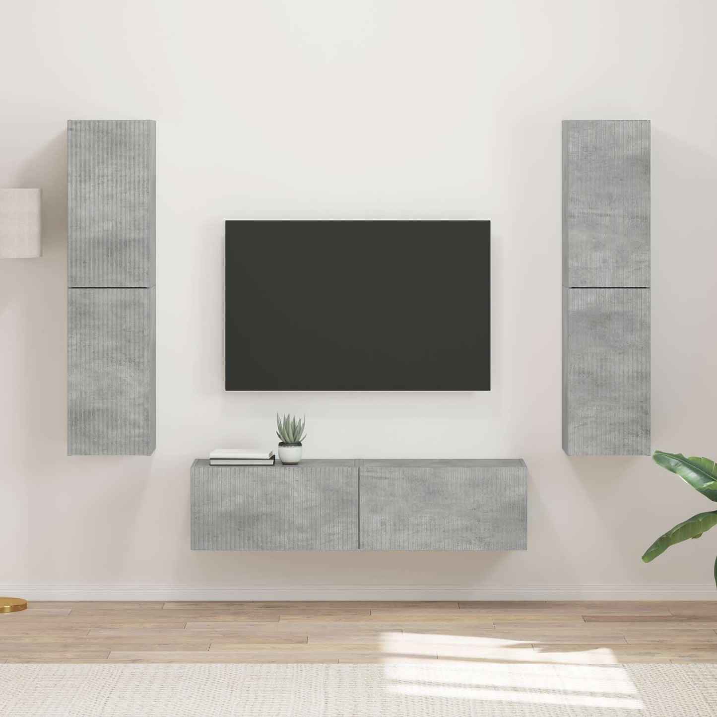 Conjunto De Mueble De Tv 6 Pcs