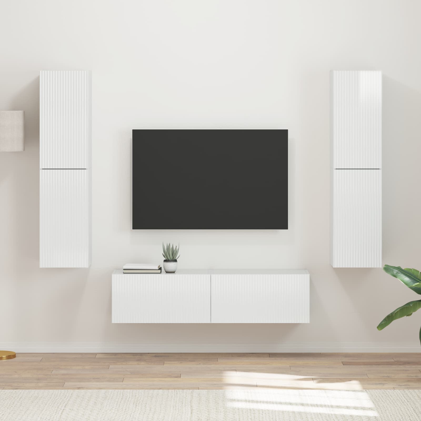 Conjunto De Mueble De Tv 6 Pcs