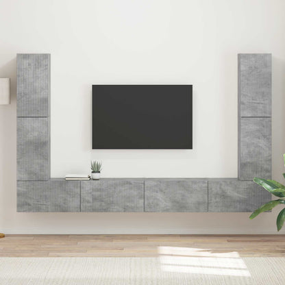 Conjunto De Mueble De Tv 8 Pcs