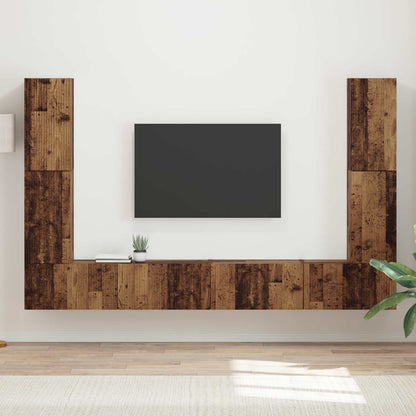 Conjunto De Mueble De Tv 8 Pcs