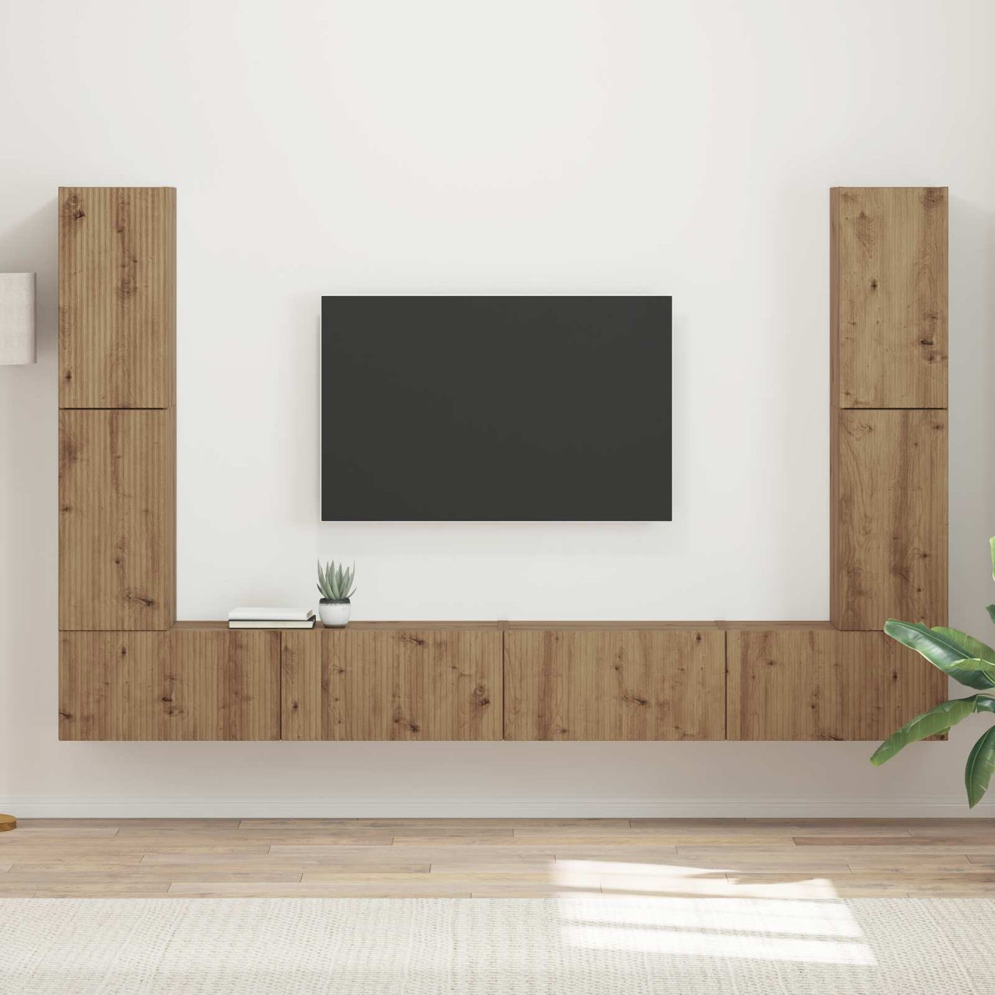Conjunto De Mueble De Tv 8 Pcs