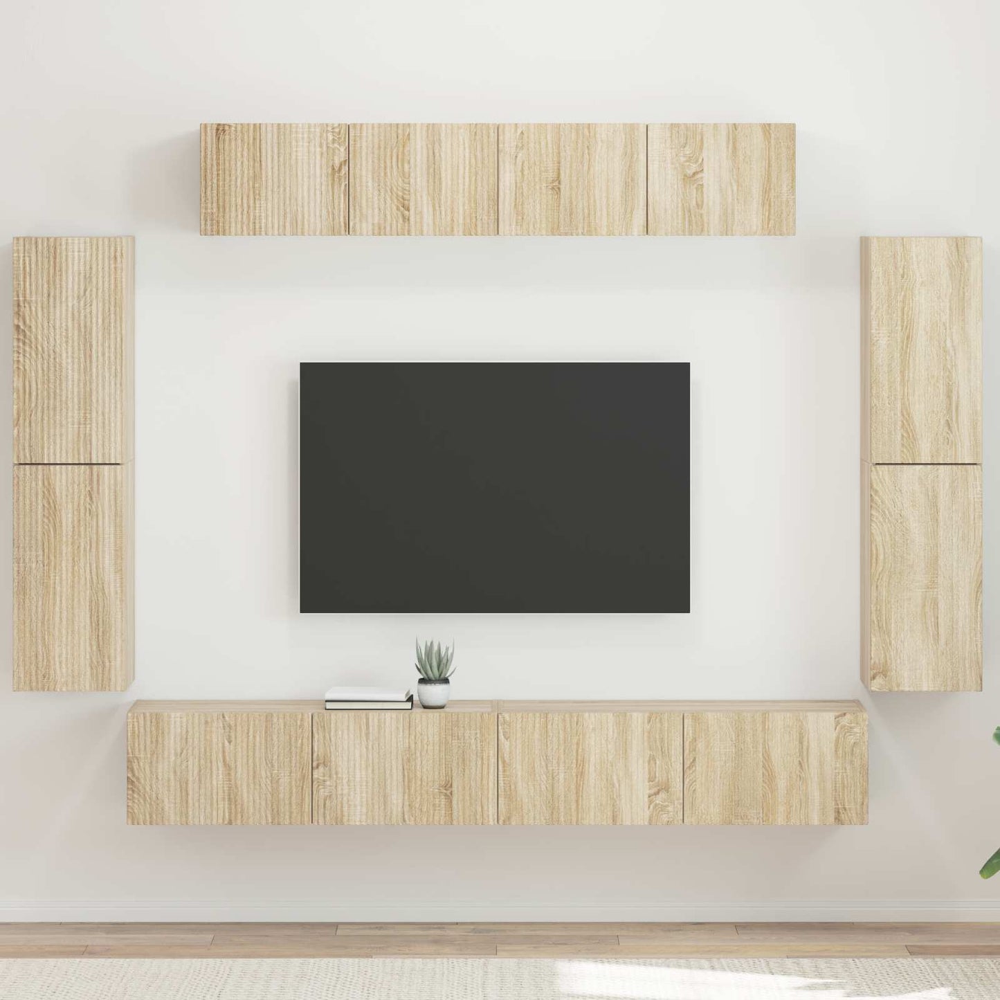 Mueble De Tv 8 Pcs