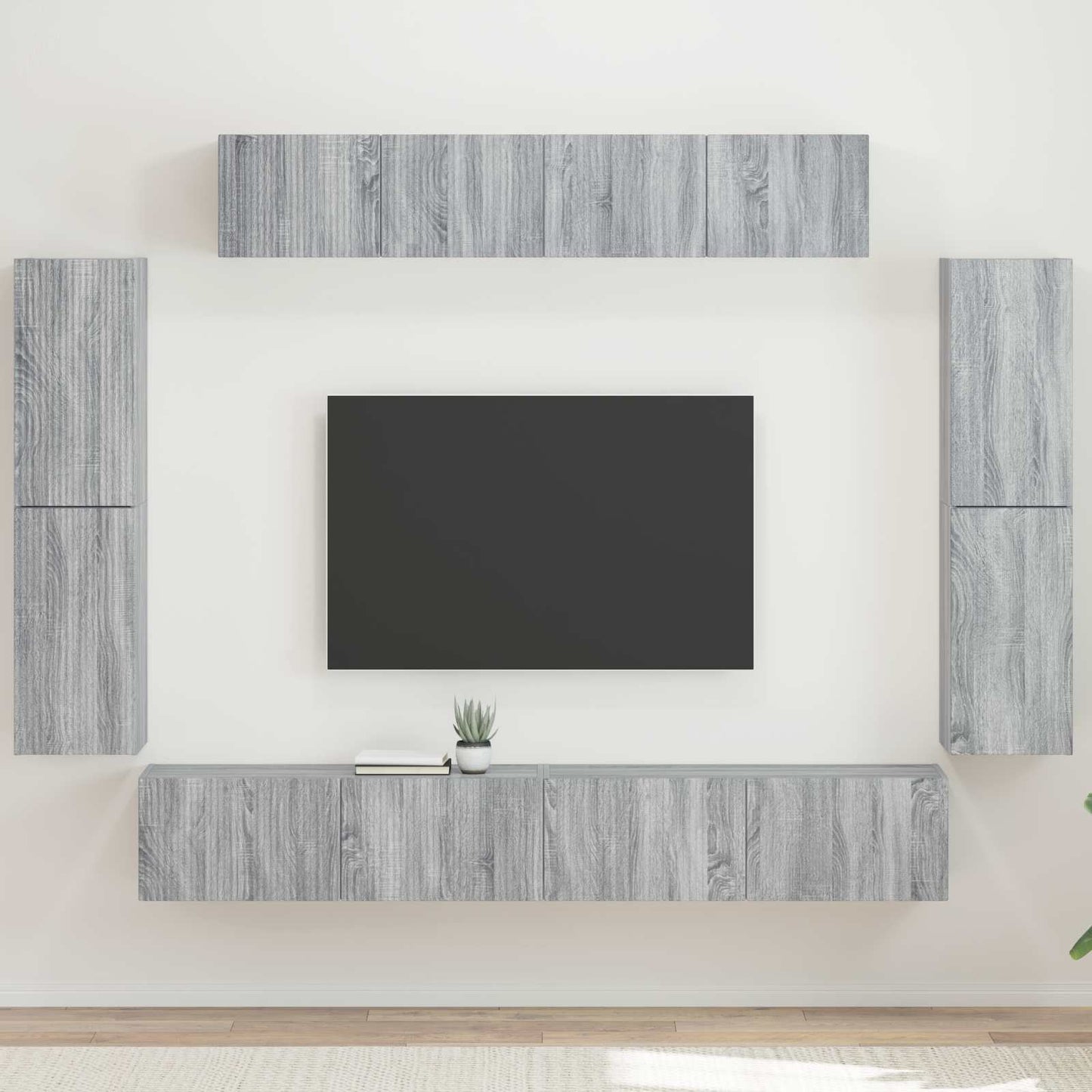 Mueble De Tv 8 Pcs