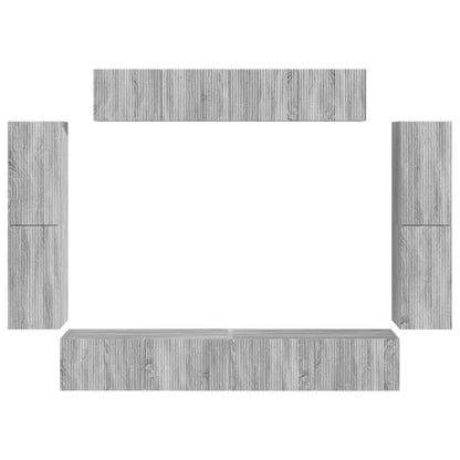 Mueble De Tv 8 Pcs