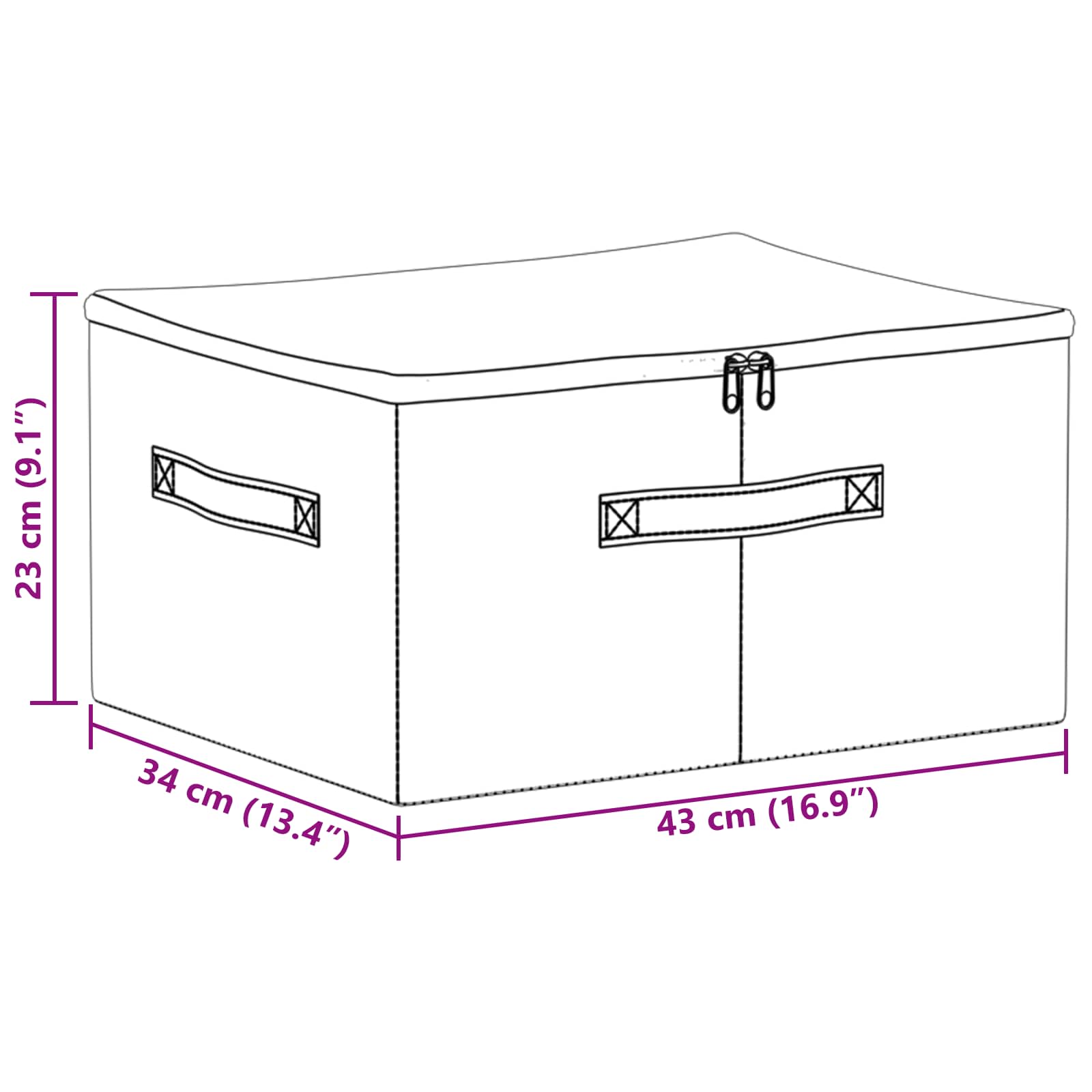 Caja De Almacenamiento 6 Pcs