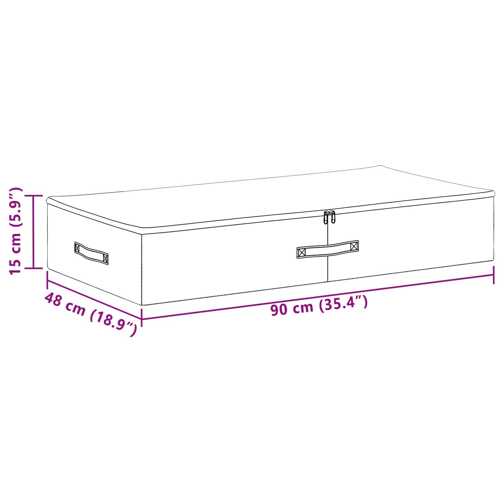 Caja De Almacenamiento Tejido No Tejido