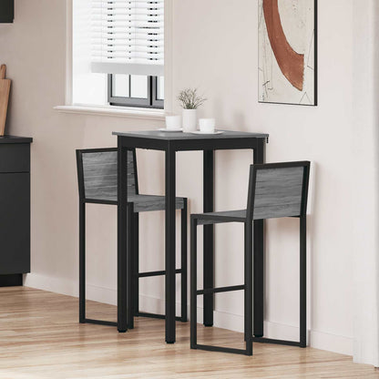Mesa De Barra De Pie Madera De Ingeniería Cuadrado