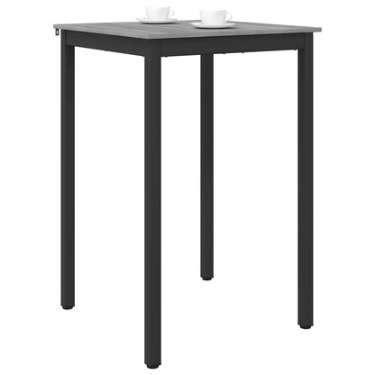 Mesa De Barra De Pie Madera De Ingeniería Cuadrado