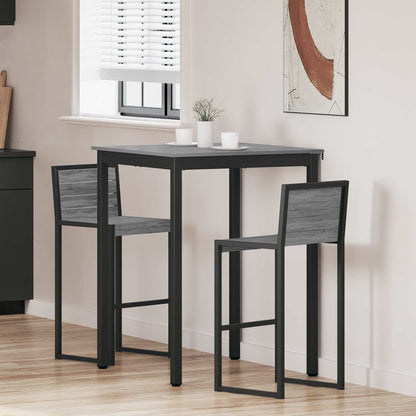Mesa De Barra De Pie Madera De Ingeniería Cuadrado