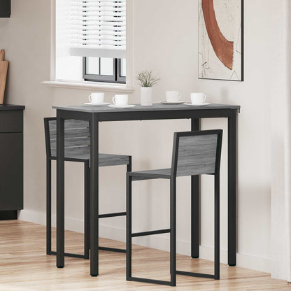 Mesa De Barra De Pie Madera De Ingeniería Cuadrado