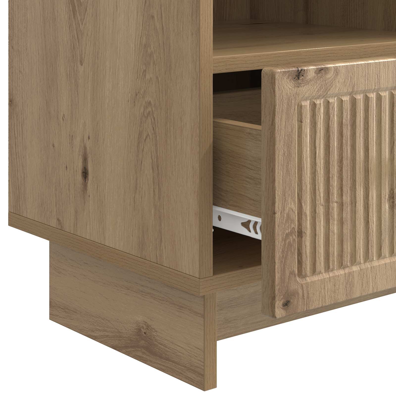 Mueble De Tv Con Cajón 102 X 34,5 X 50 Cm