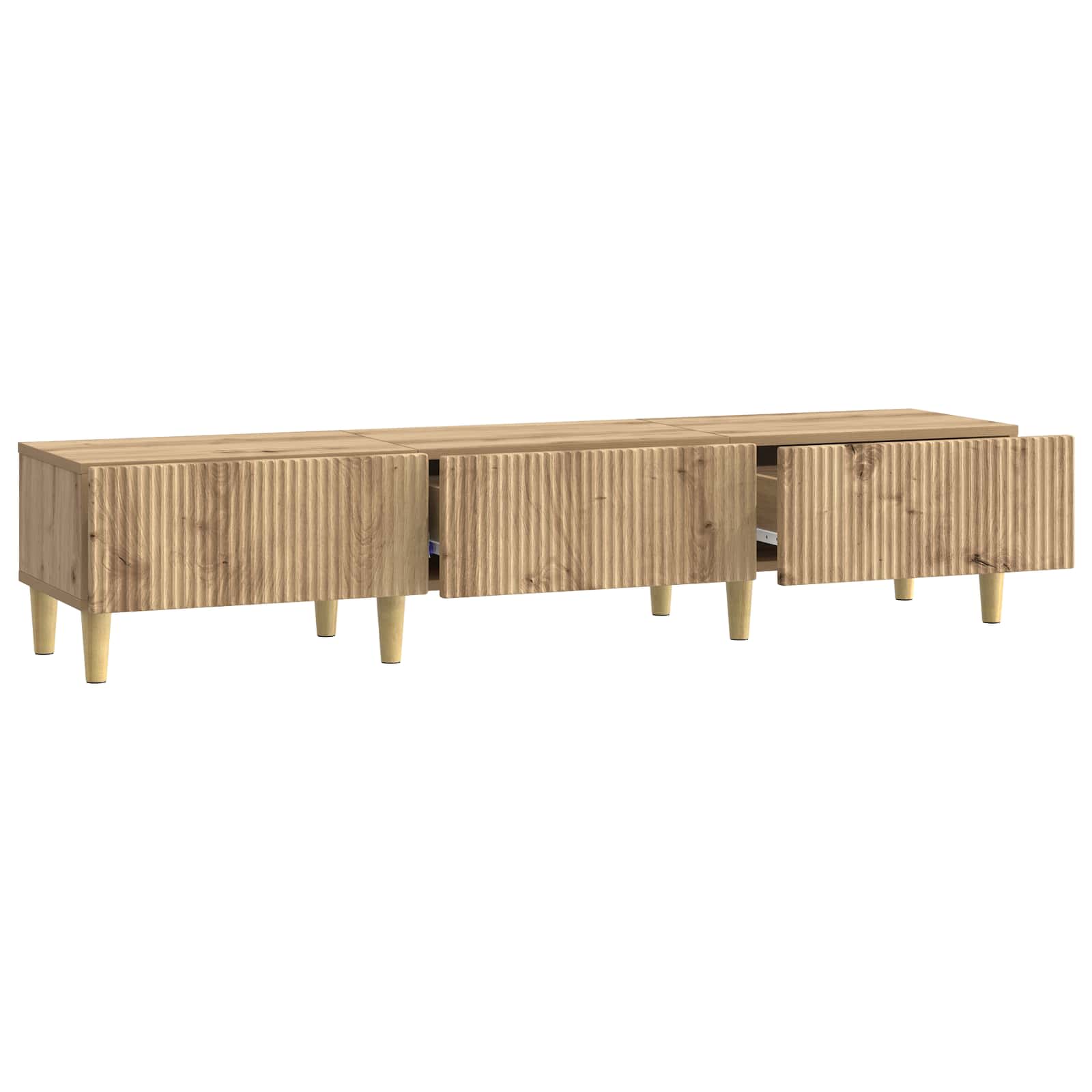Mueble De Tv Con Cajón 147 X 34,5 X 30 Cm