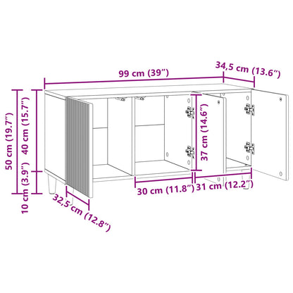 Mueble De Tv 99 X 34,5 X 50 Cm