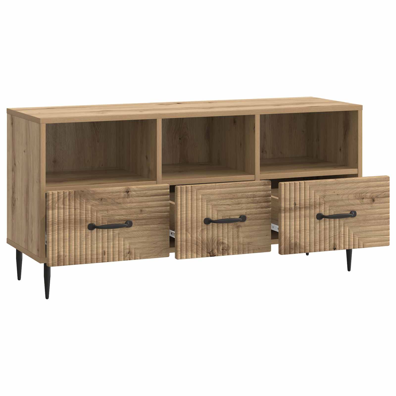Mueble De Tv Con Cajón 102 X 34,5 X 50 Cm