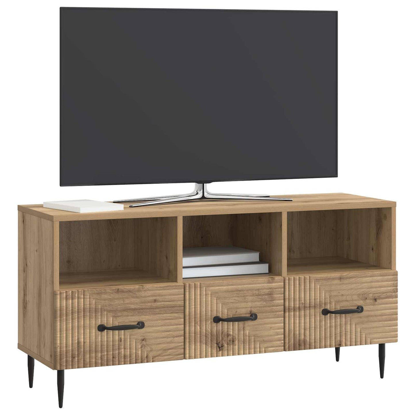 Mueble De Tv Con Cajón 102 X 34,5 X 50 Cm