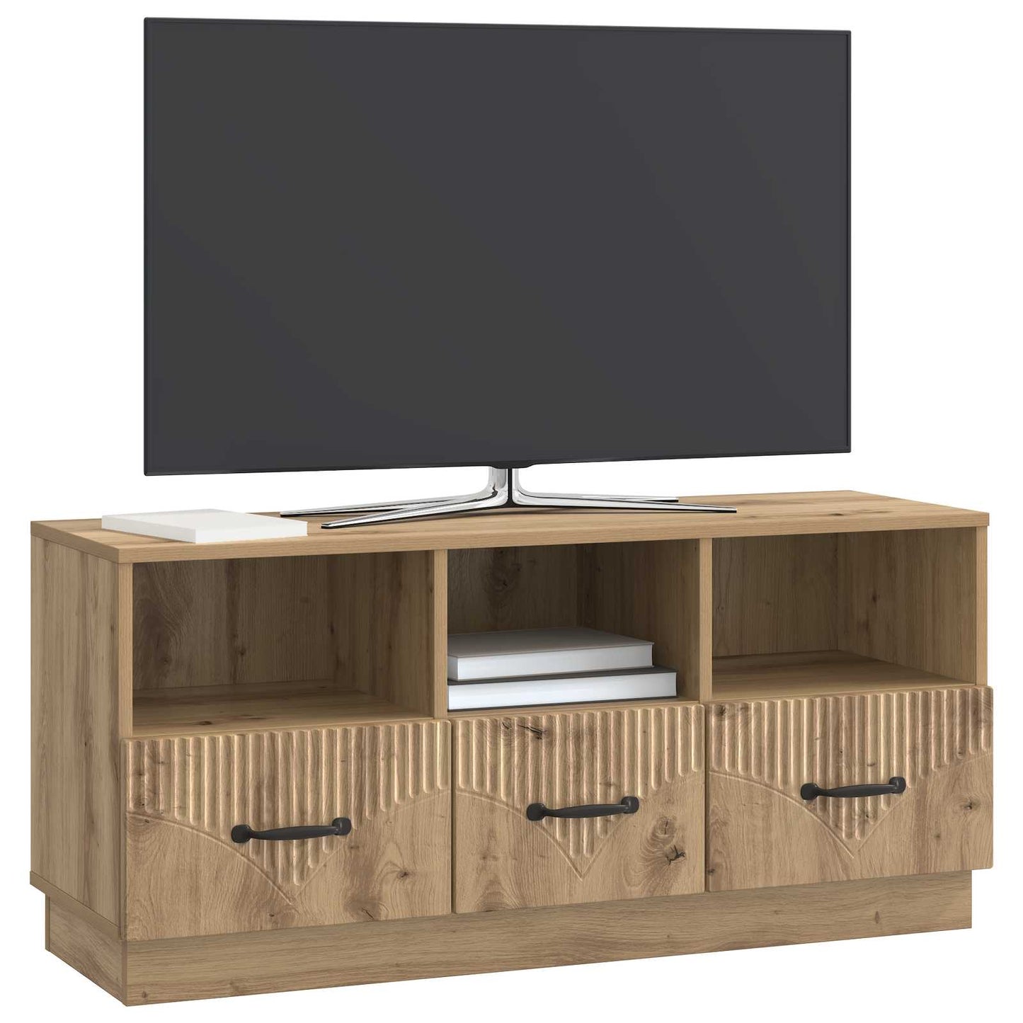 Mueble De Tv Con Cajón 102 X 34,5 X 47 Cm