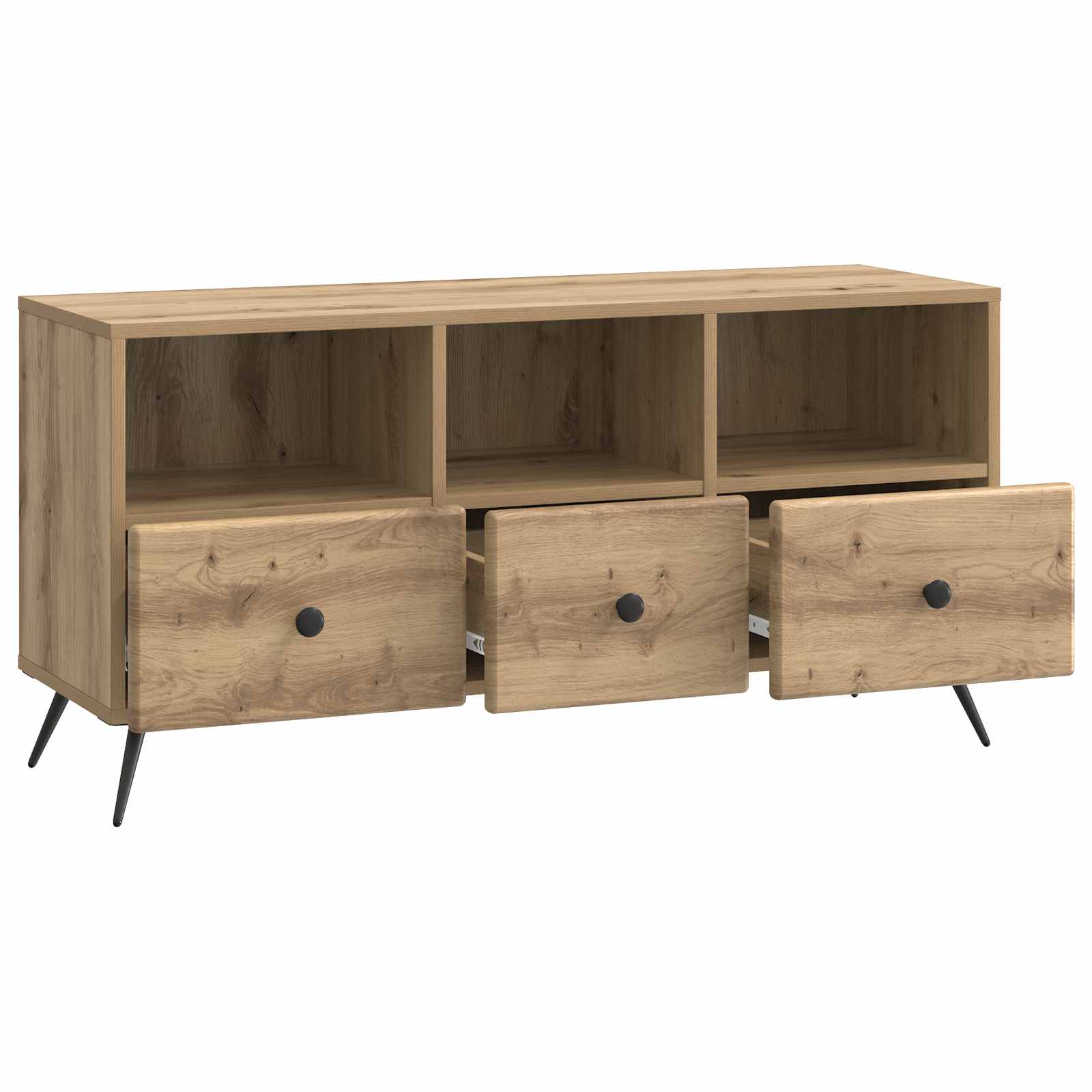 Mueble De Tv Con Cajón 102 X 34,5 X 50 Cm