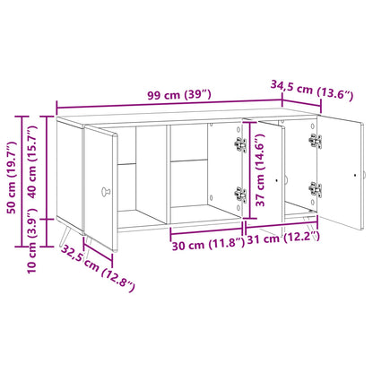 Mueble De Tv 99 X 34,5 X 50 Cm