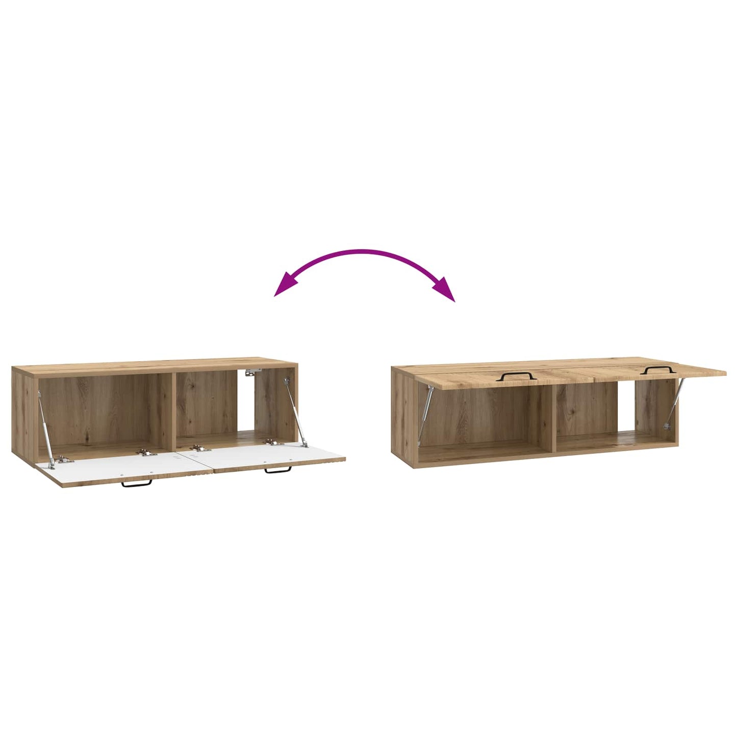 Mueble Para Tv De Pared 98 X 31 X 30 Cm