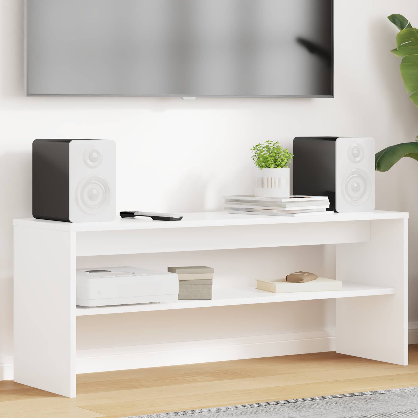 Mueble De Tv 100 X 30 X 40 Cm Madera De Ingeniería