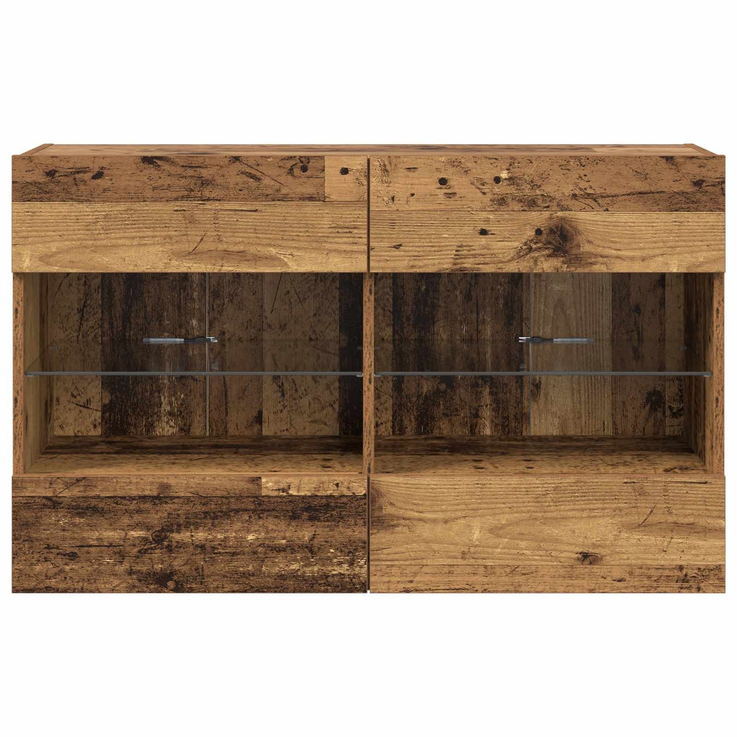Mueble De Tv Montado En La Pared Con Led