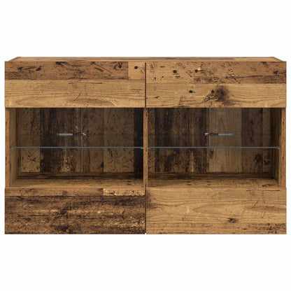Mueble De Tv Montado En La Pared Con Led