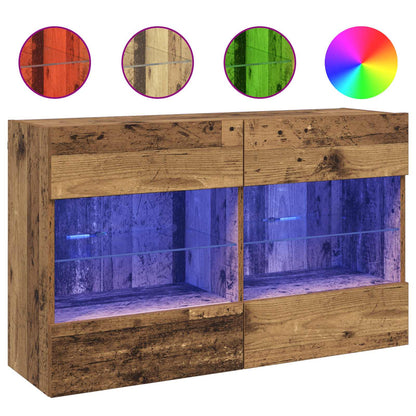 Mueble De Tv Montado En La Pared Con Led