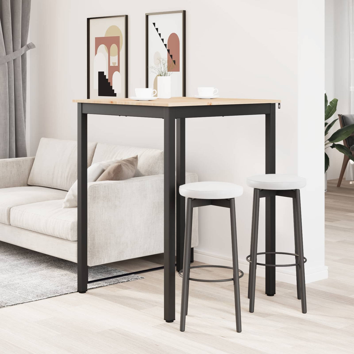 Mesa De Bar Madera De Pino Macizo