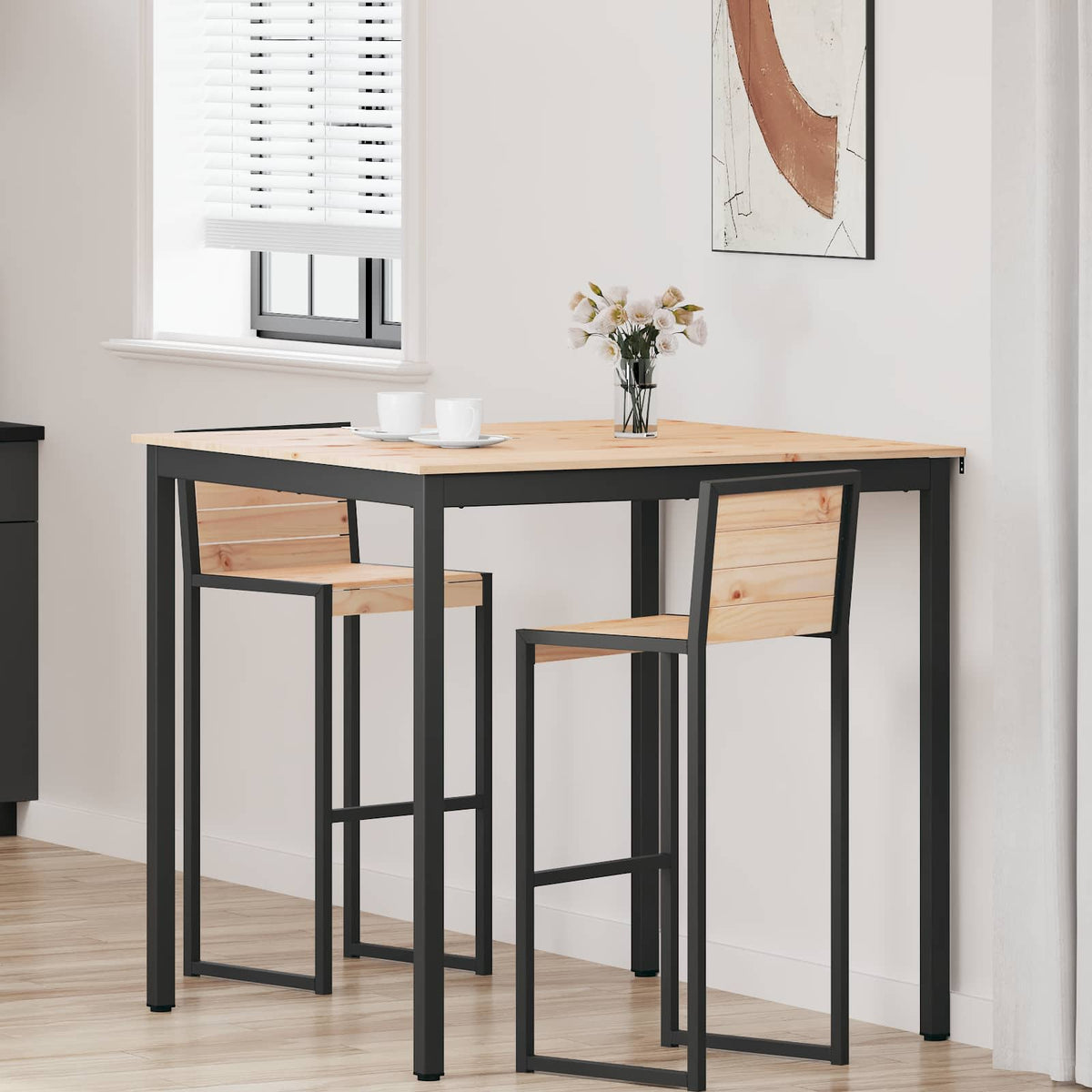 Mesa De Bar Madera De Pino Macizo
