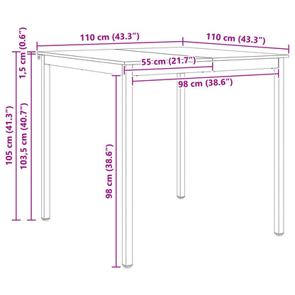 Mesa De Bar Madera De Pino Macizo