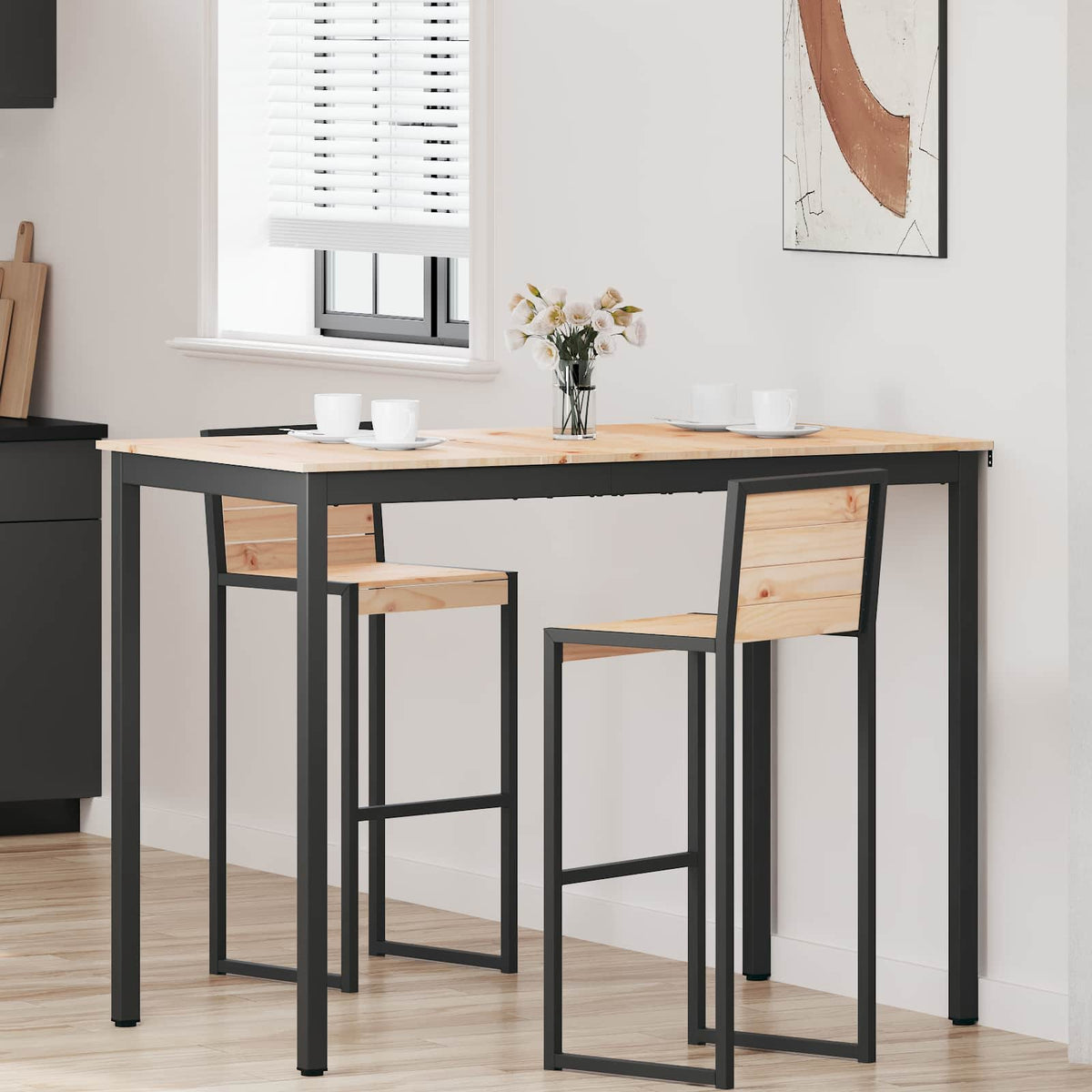 Mesa De Bar Madera De Pino Macizo