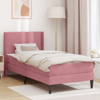 Estructura De Cama Con Colchón Terciopelo
