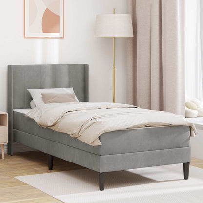 Estructura De Cama Con Colchón Terciopelo