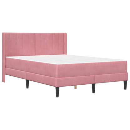 Estructura De Cama Con Colchón Terciopelo