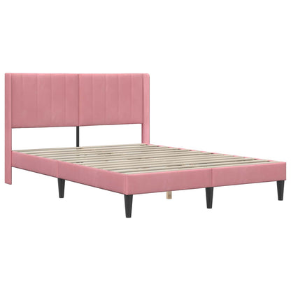 Estructura De Cama Con Colchón Terciopelo