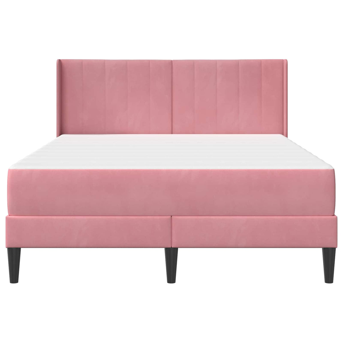 Estructura De Cama Con Colchón Terciopelo