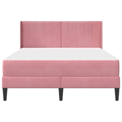 Estructura De Cama Con Colchón Terciopelo