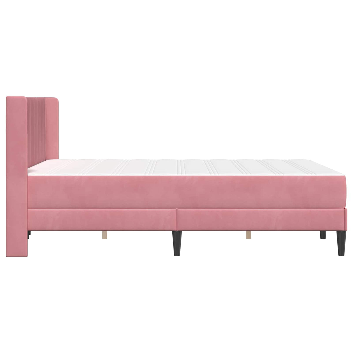 Estructura De Cama Con Colchón Terciopelo