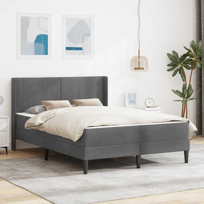 Estructura De Cama Con Colchón Terciopelo