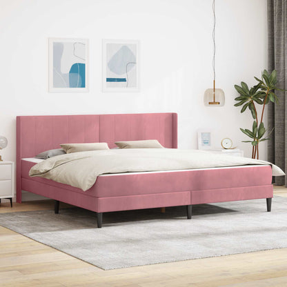 Estructura De Cama Con Colchón Terciopelo