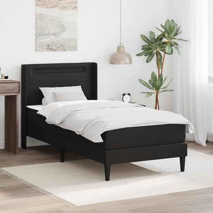 Estructura De Cama Con Colchón 180 X 200 Cm Negro