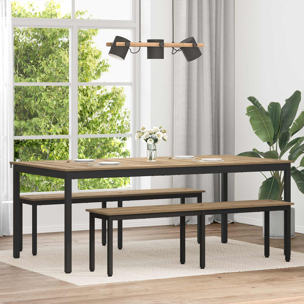 Mesas De Comedor Madera De Ingeniería