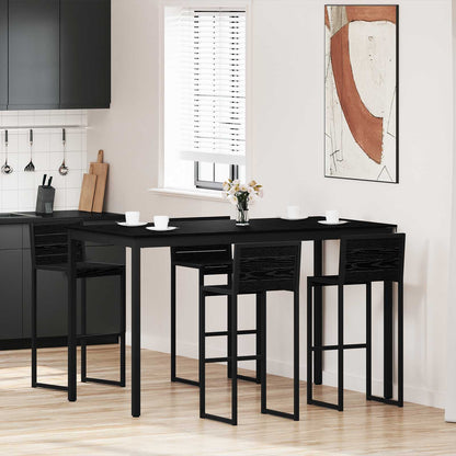 Mesa De Barra De Pie Madera De Ingeniería Cuadrado
