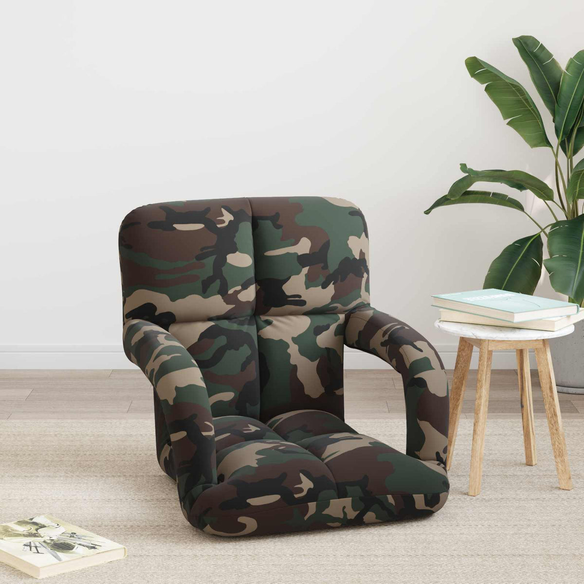Sillón De Suelo Ajustable Con Reposabrazos