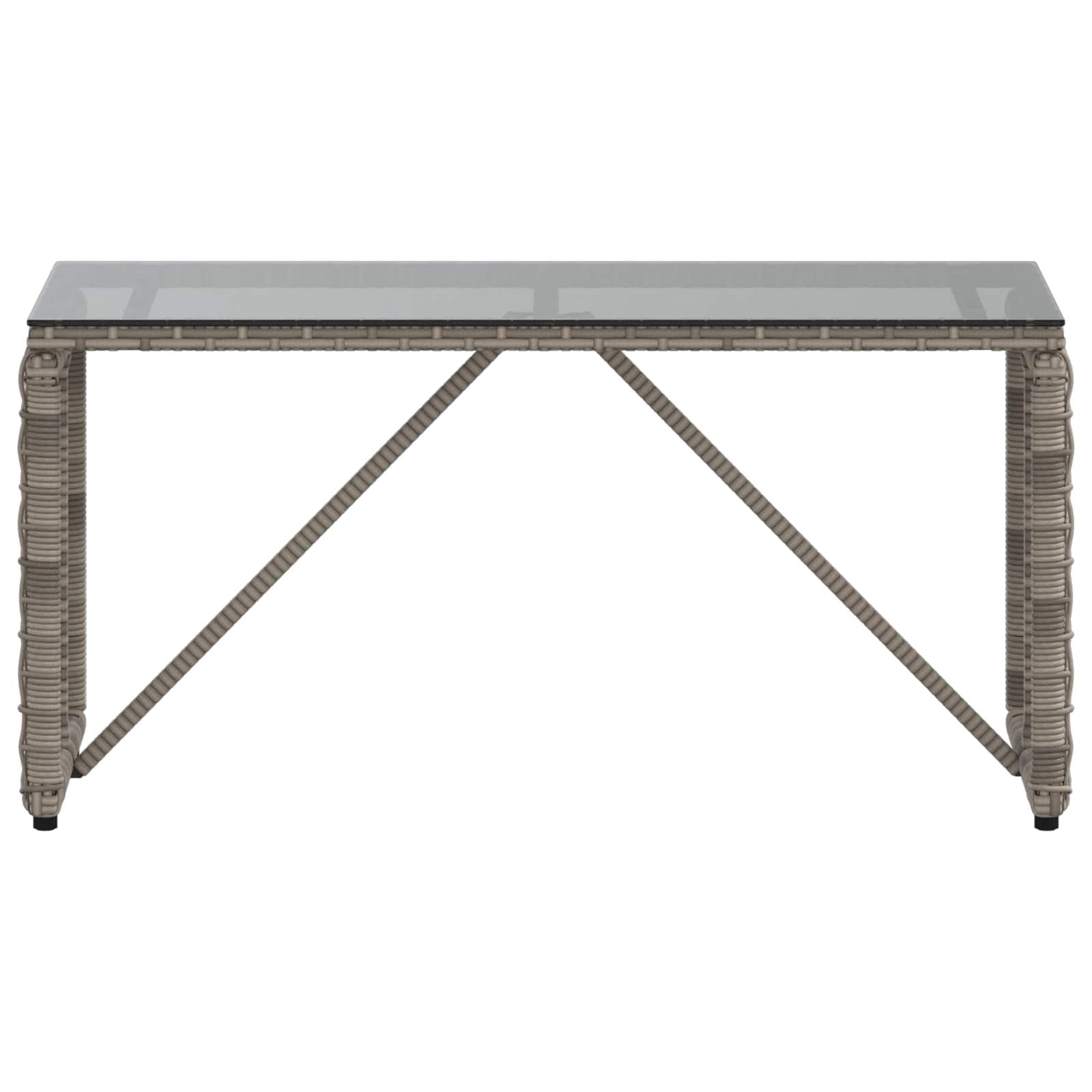 Mesa De Exterior Y Negro 80 X 40 X 40 Cm