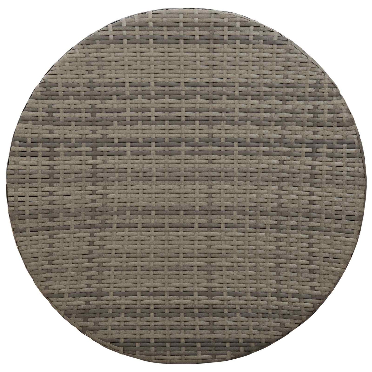 Mesa De Café Para Exterior Ø 68 X 30 Cm Ratán Sintético